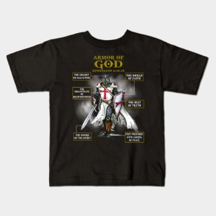 Armor Of God Christian T Shirt Kids T-Shirt